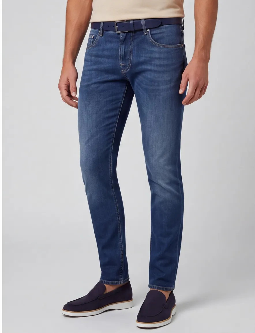 Tramarossa jeans blauw katoen
