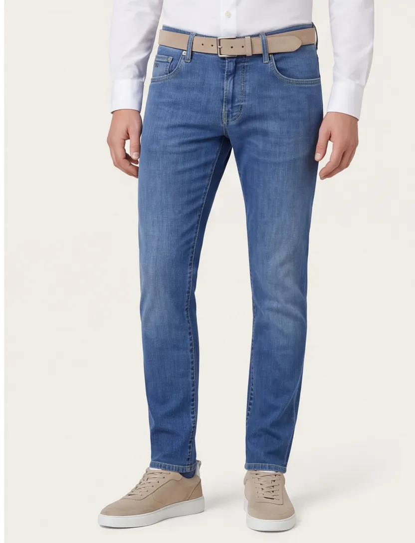 Jeans Tramarossa Michelangelo spijker normale fit