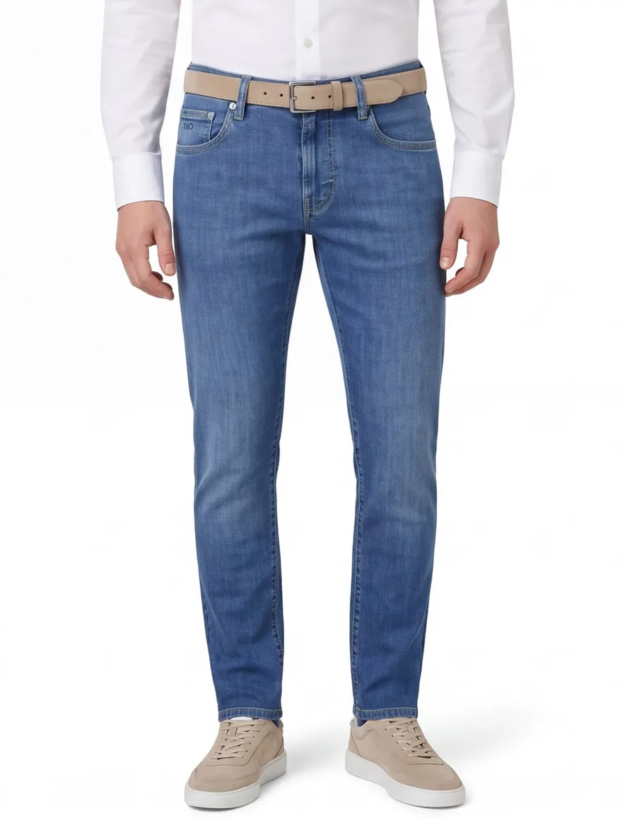 Blauwe jeans Tramarossa Michelangelo normale fit