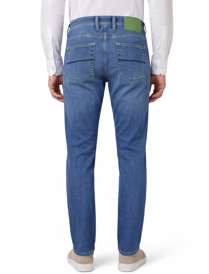 Blauwe jeans Tramarossa Michelangelo normale fit
