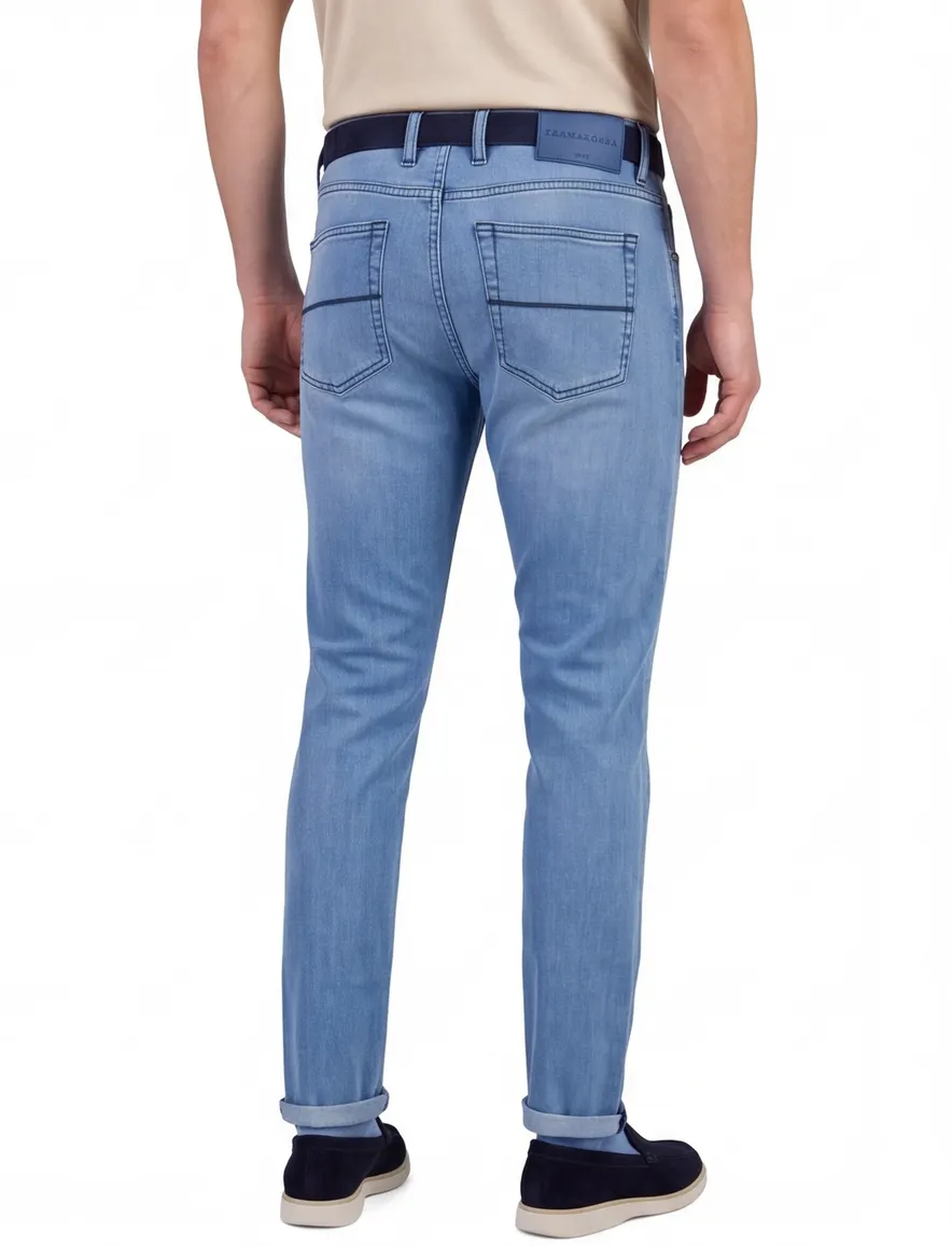 Tramarossa 5-pocket spijkerbroek blauw