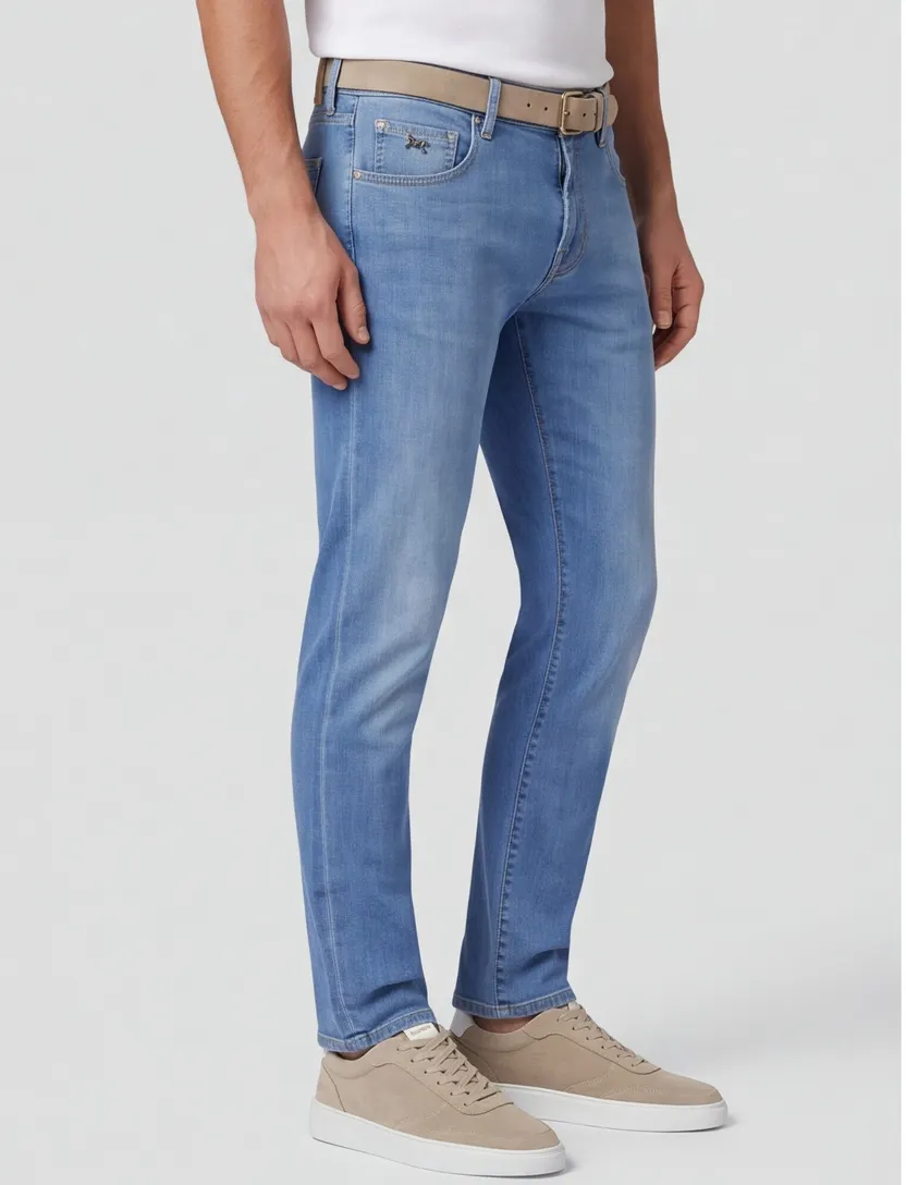 Spijkerbroek Tramarossa Michelangelo normale fit 5-pocket