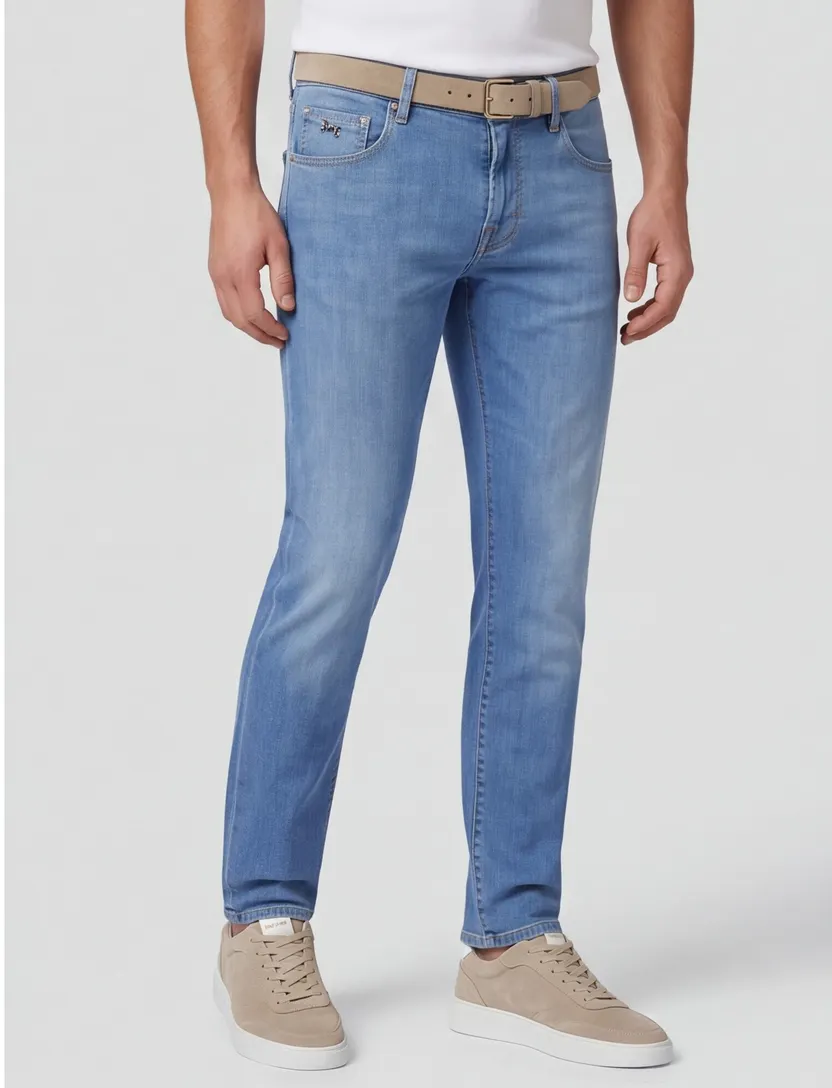 Spijkerbroek Tramarossa Michelangelo normale fit 5-pocket