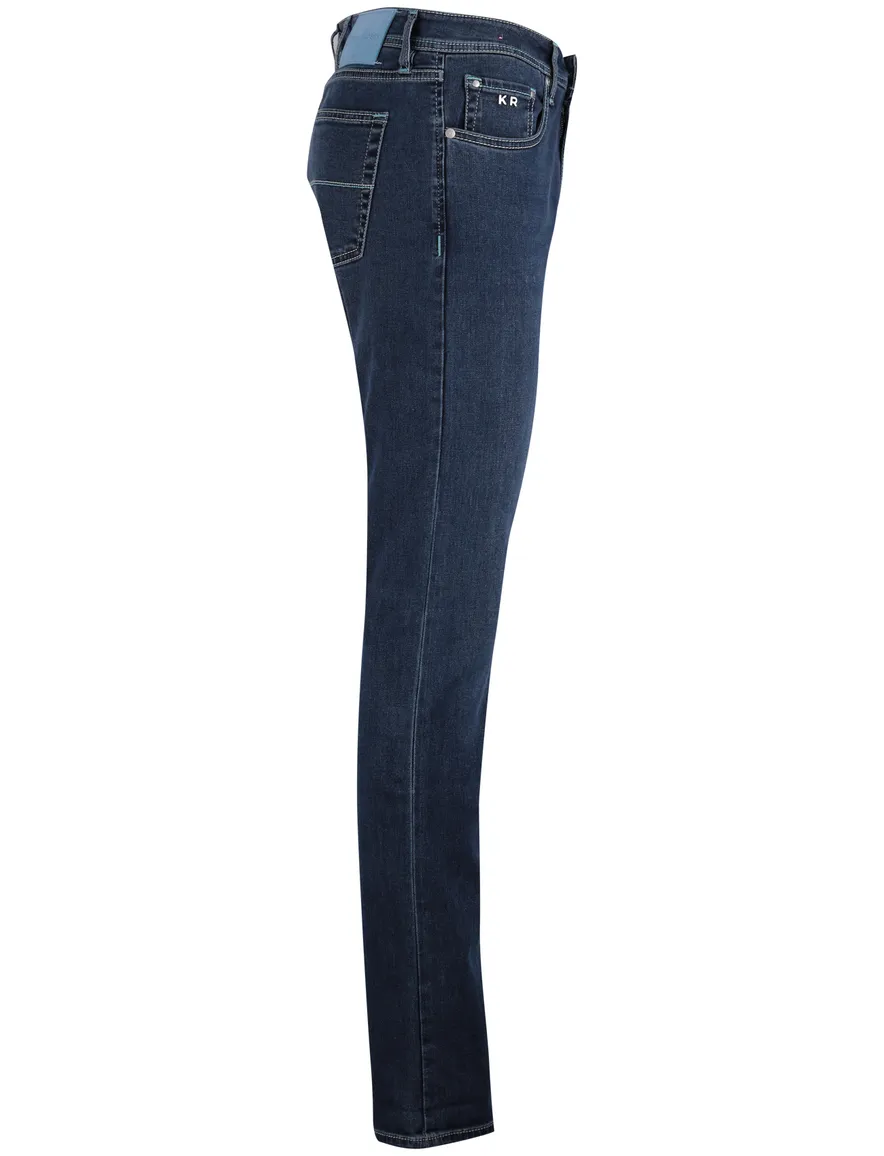 Tramarossa jeans donkerblauw katoen