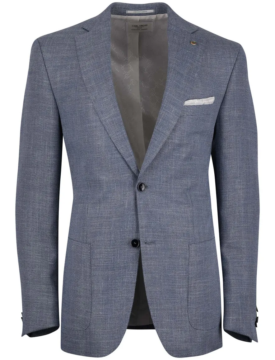 Carl Gross colbert gemeleerd blauw Carl Gross