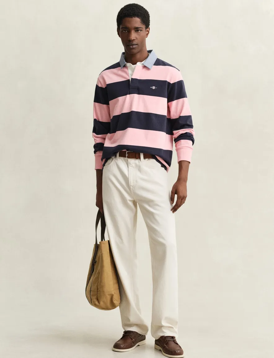 Gant trui rugby roze