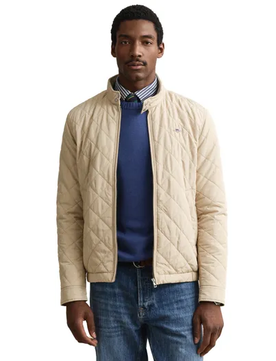 Gant Gant tussenjas beige effen normale fit