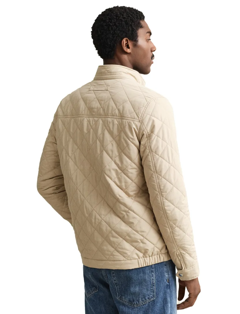 Gant tussenjas beige normale fit kort