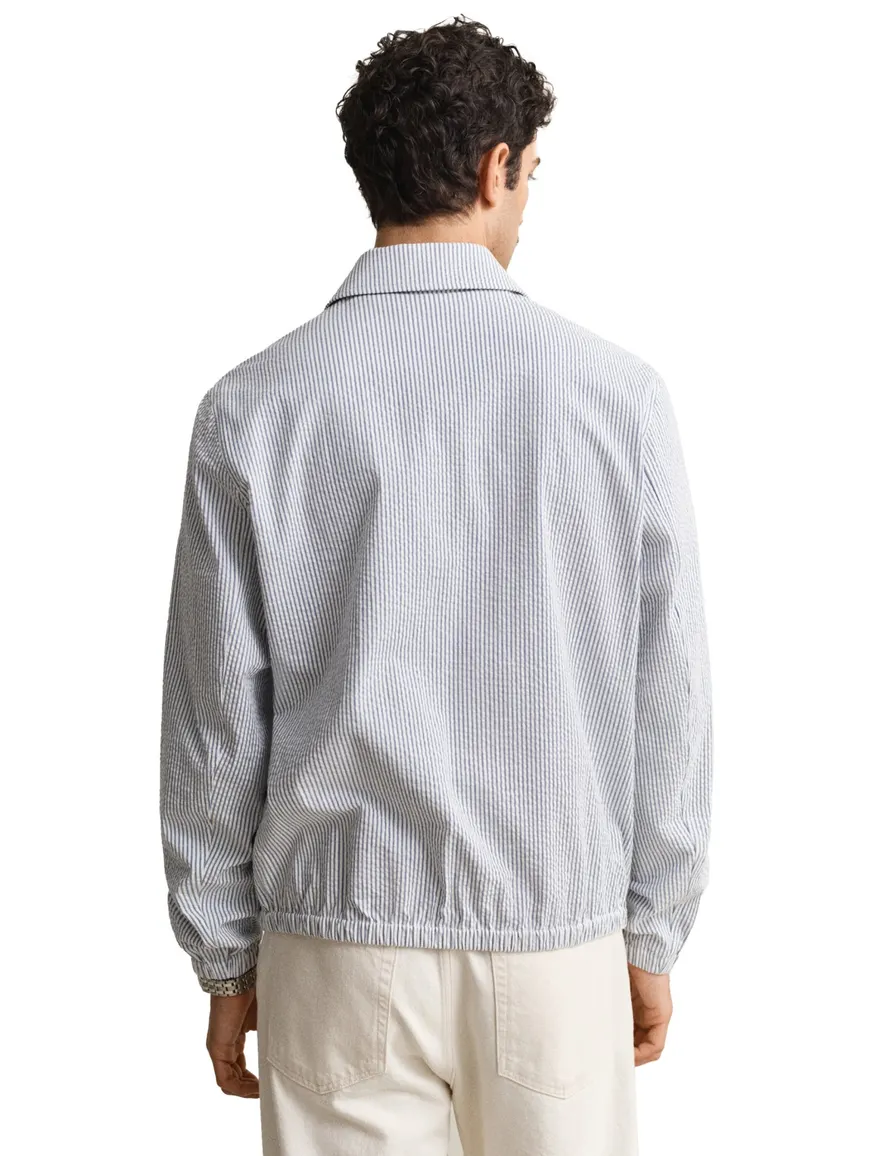 Gant jas blauw gestreept polyester