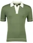 Groen poloshirt groen Gant witte boord