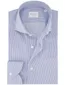 Xacus overhemd Tailor Fit wit blauw streepje