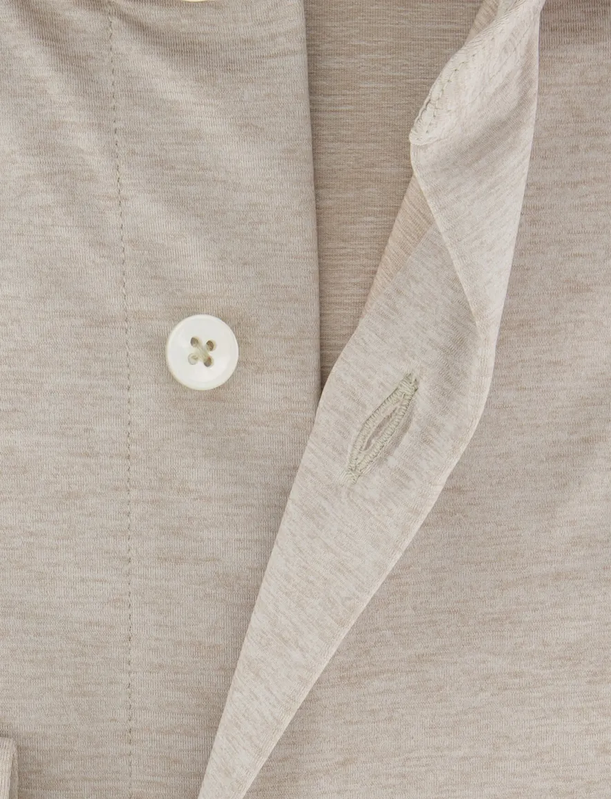 Xacus overhemd beige normale fit