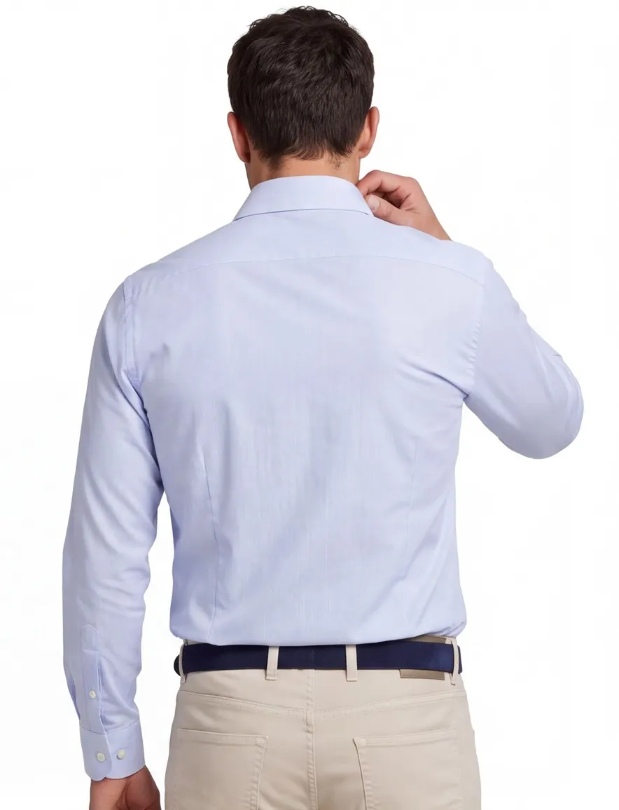 Xacus overhemd lichtblauw Tailor Fit