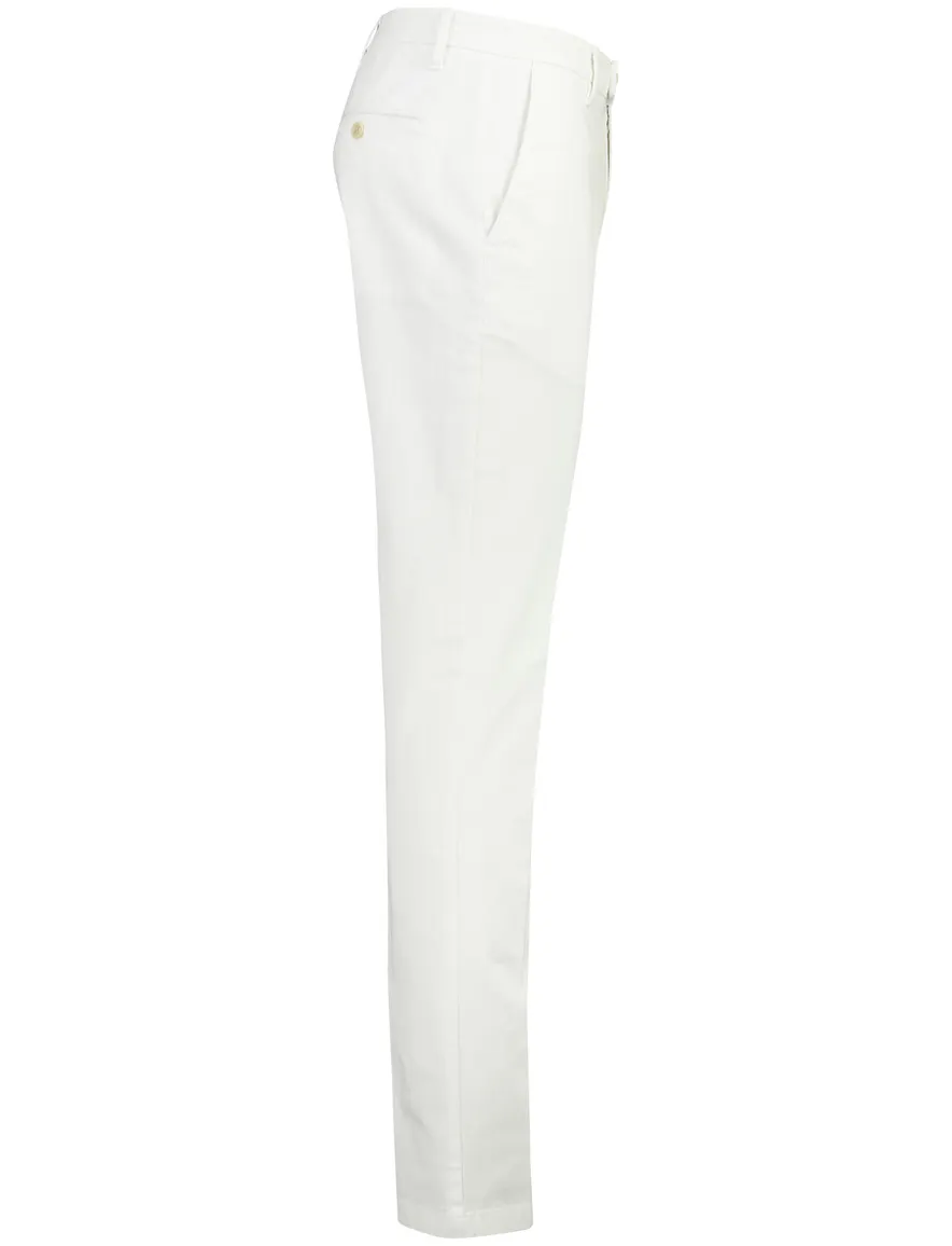 Witte Barmas Roger flatfront broek (31 tekens)