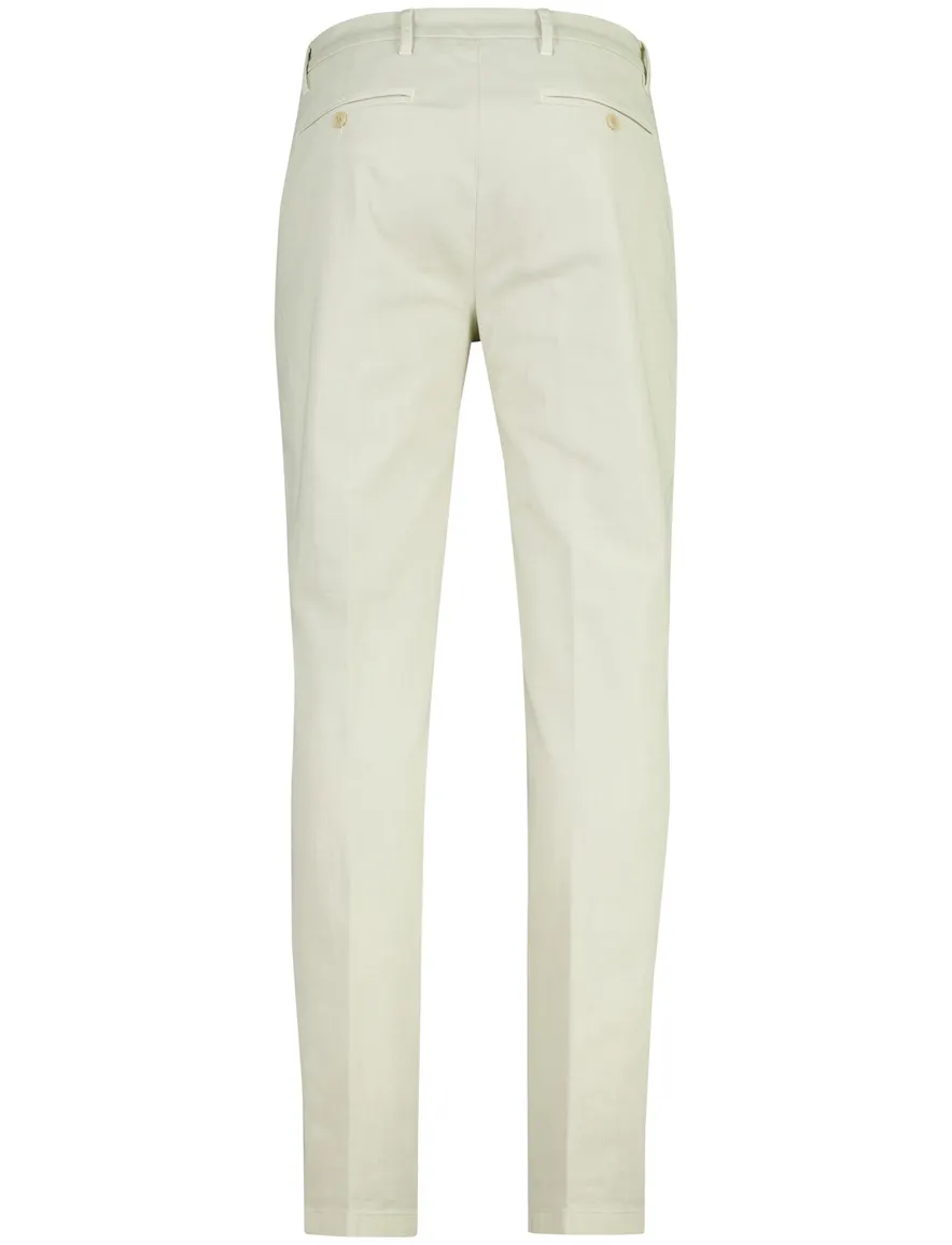 Ecru Barmas Roger flatfront broek