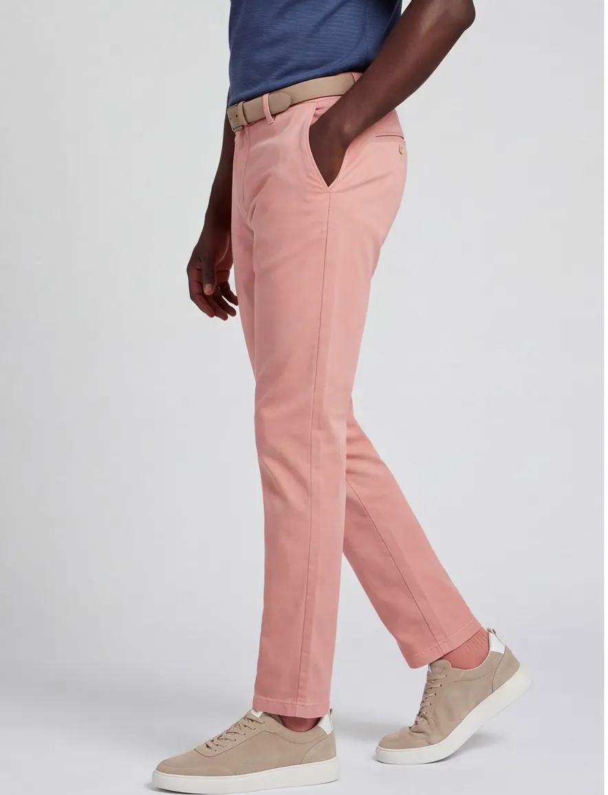 Roze pantalon Barmas normale fit