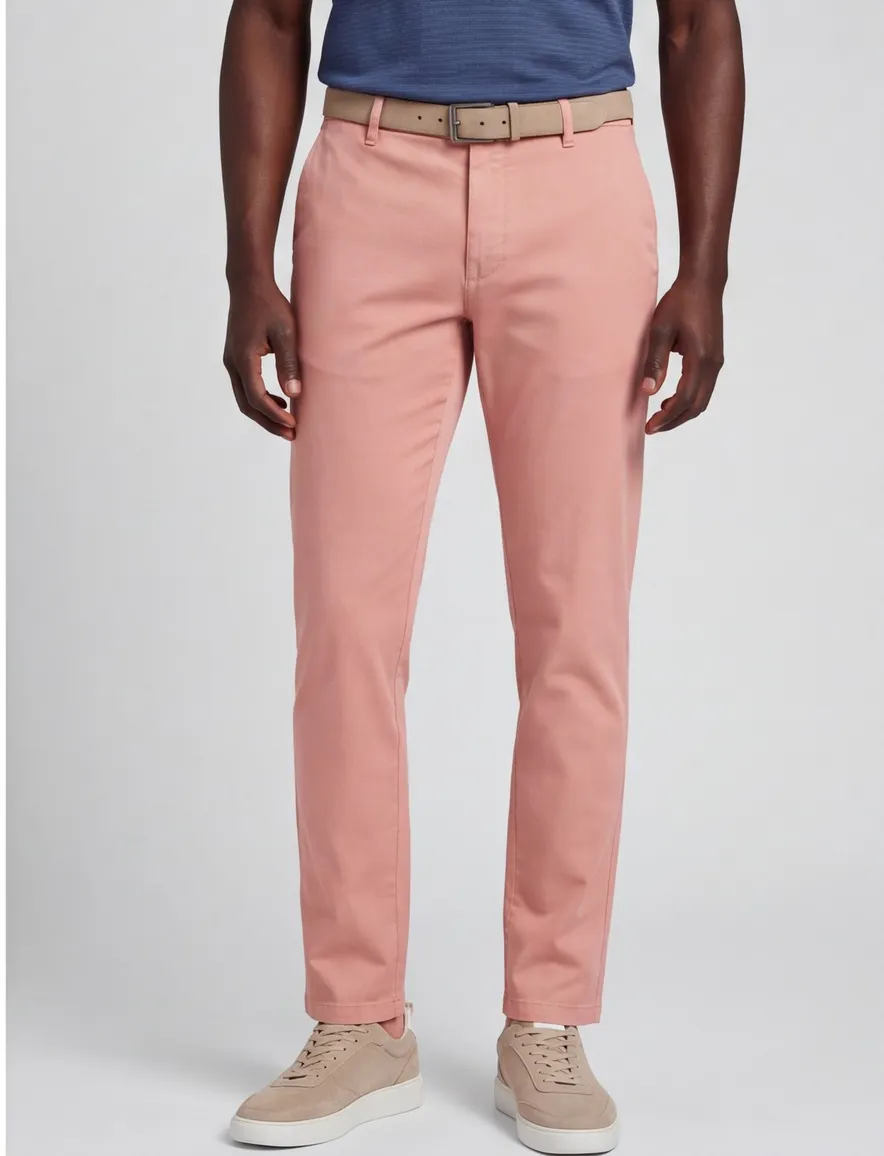 Roze pantalon Barmas normale fit