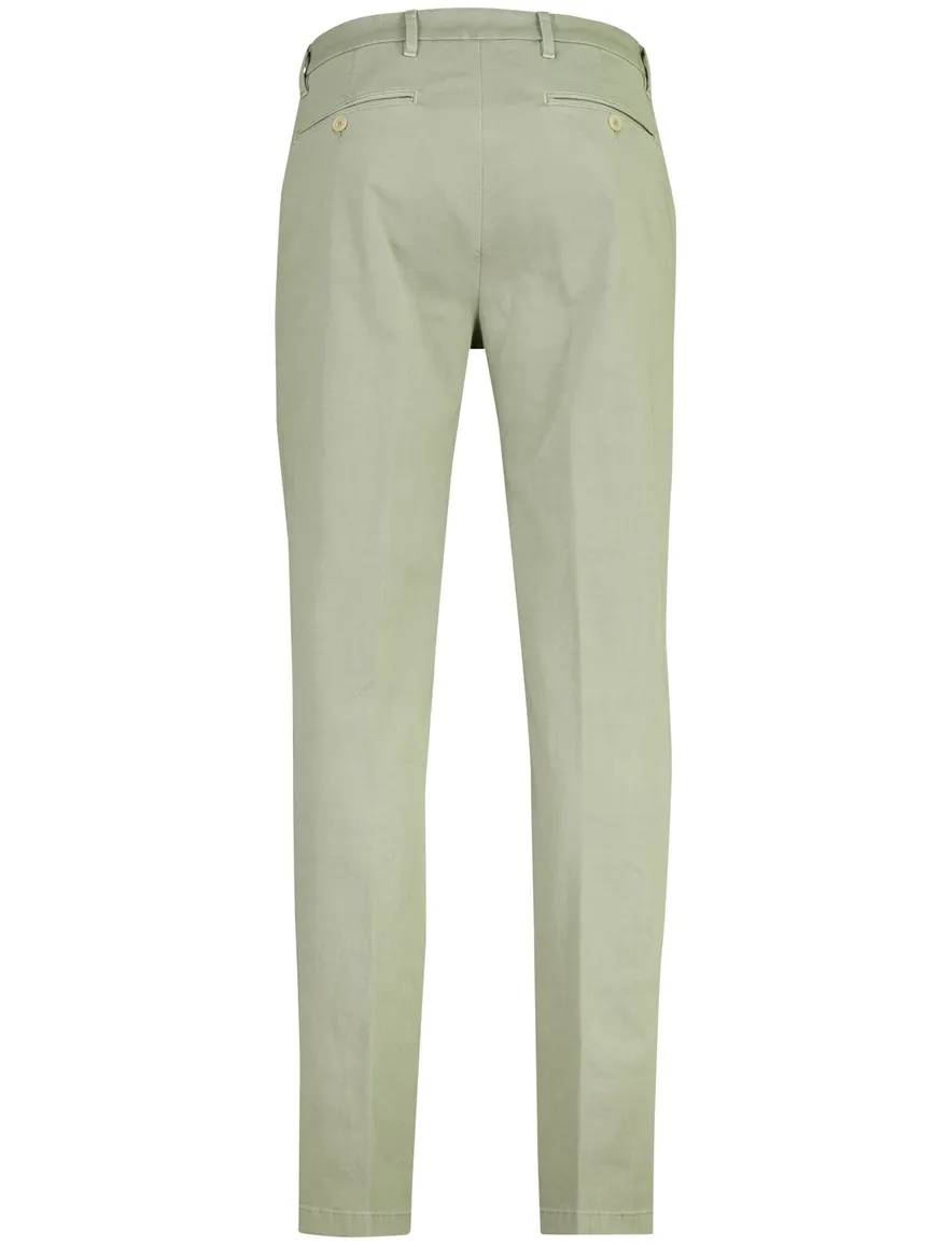 Groene Barmas Roger flatfront broek