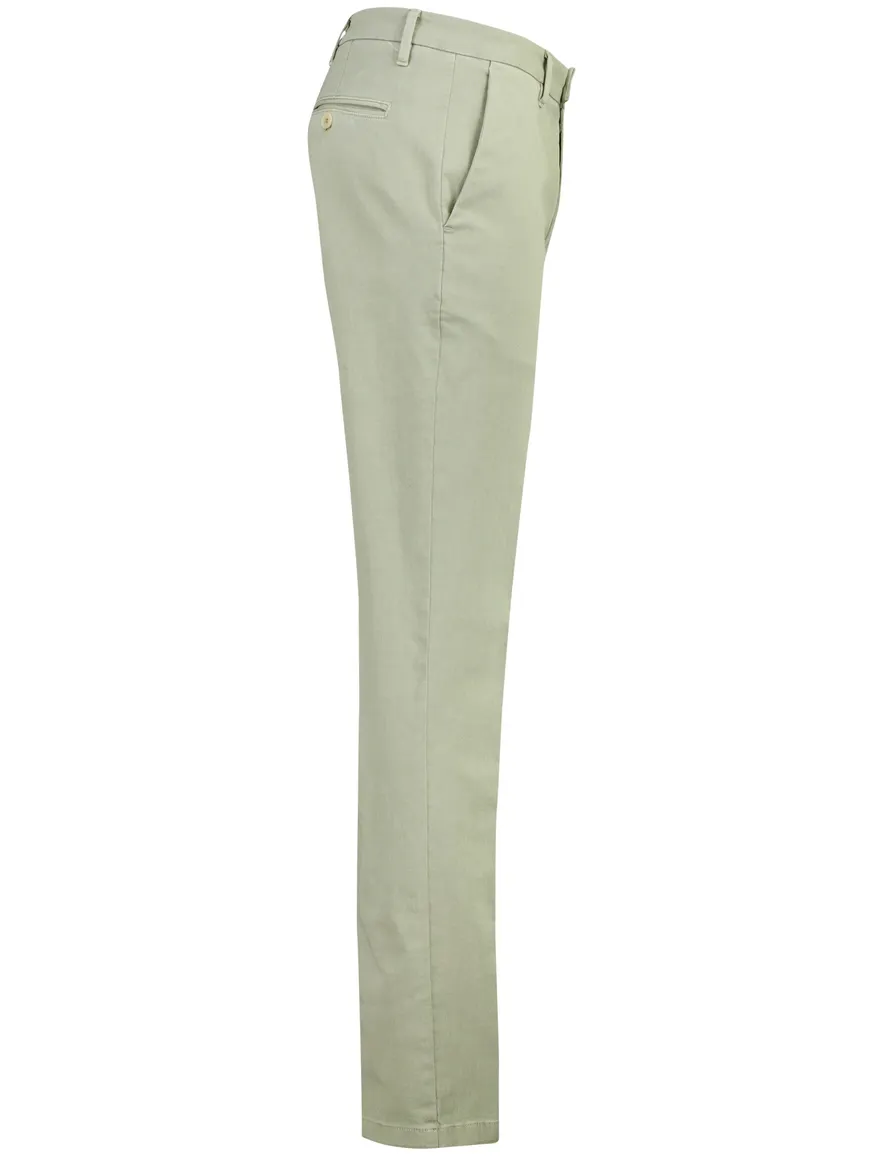 Groene Barmas Roger flatfront broek