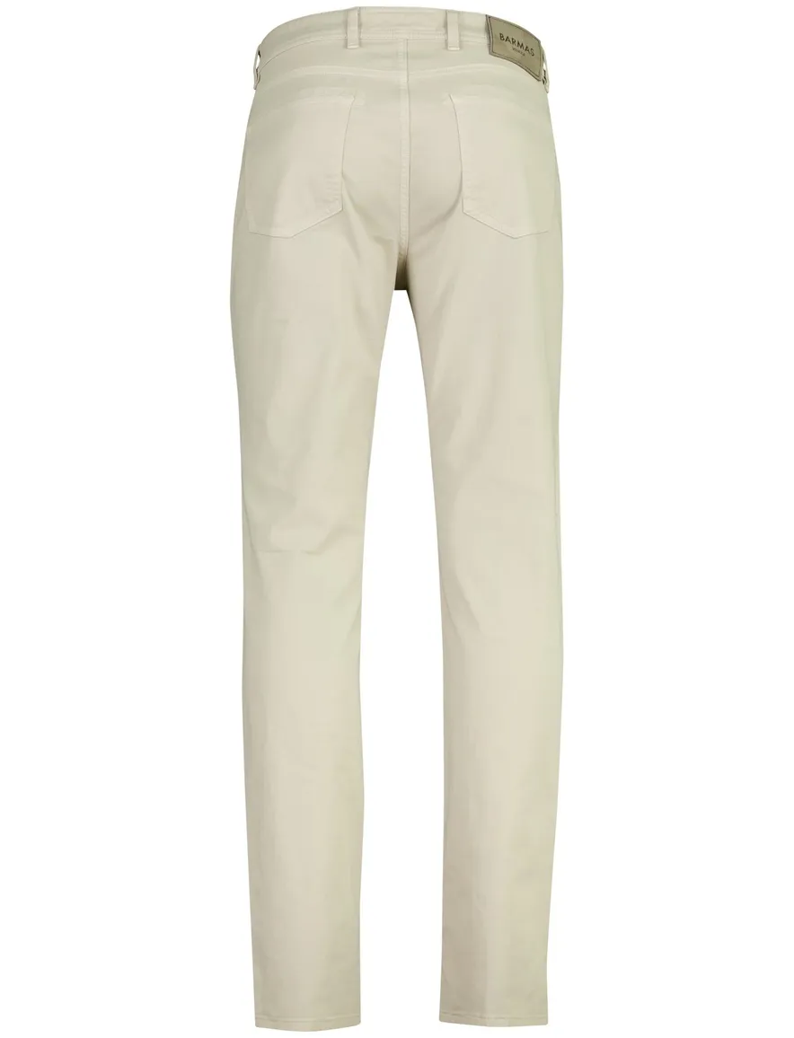 Zandkleurige Barmas Dean 5-pocket broek