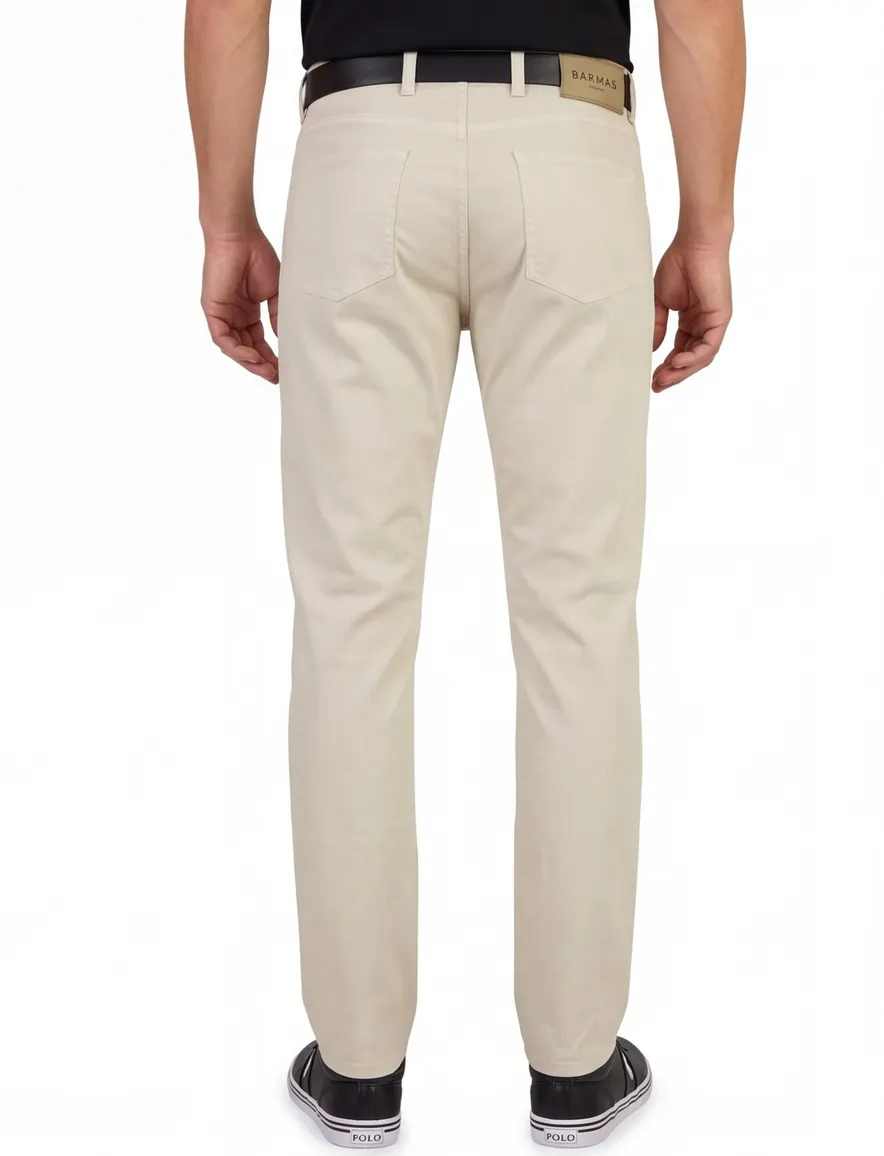 Barmas Dean broek zand 5-pocket
