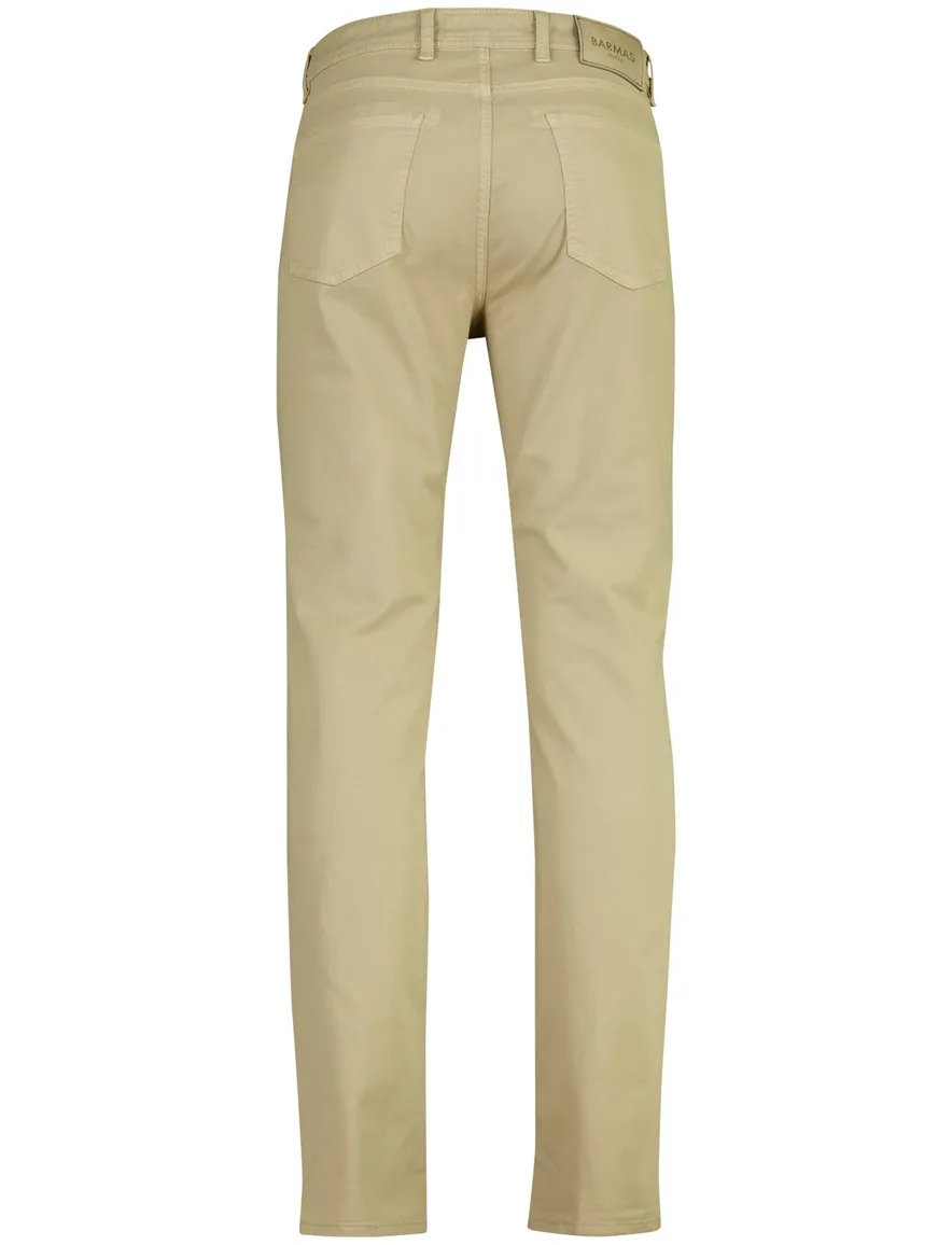 Beige Barmas Dean 5-pocket broek
