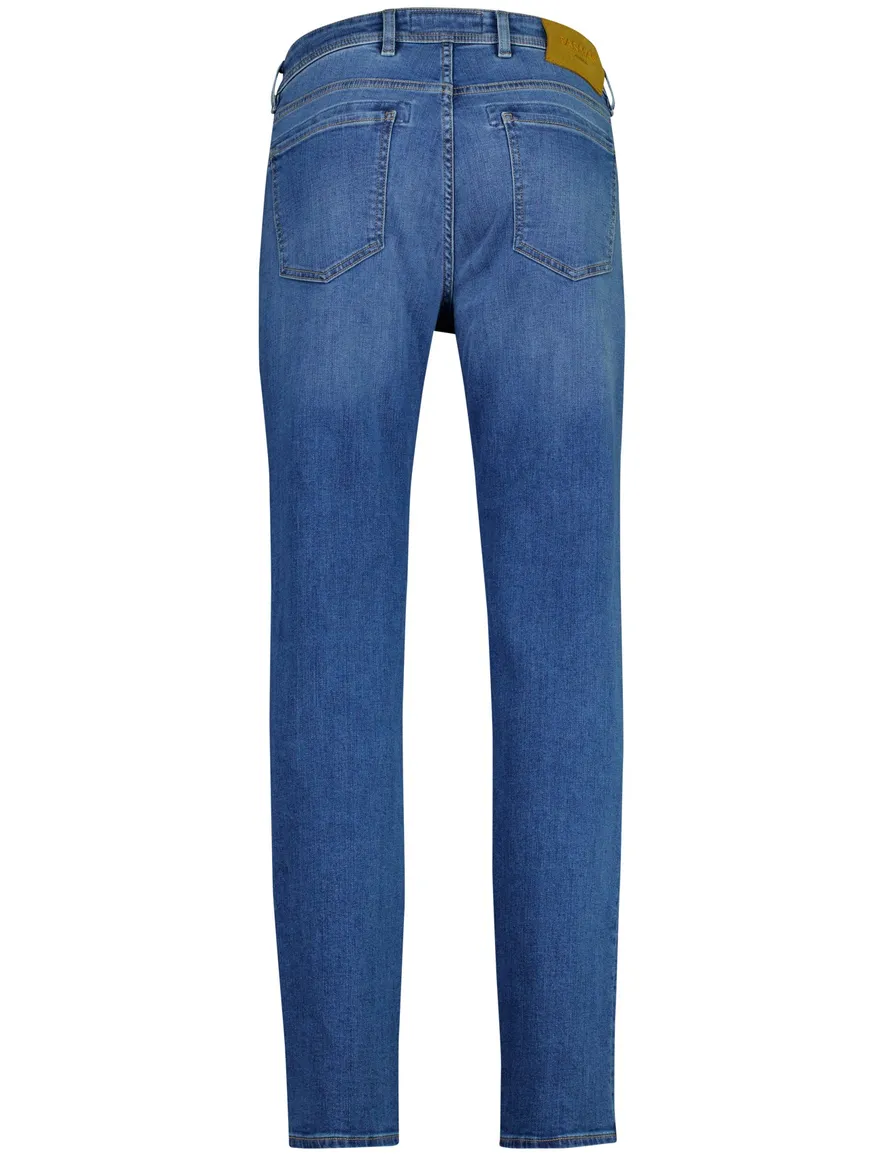 Barmas 5 pocket jeans donkerblauw
