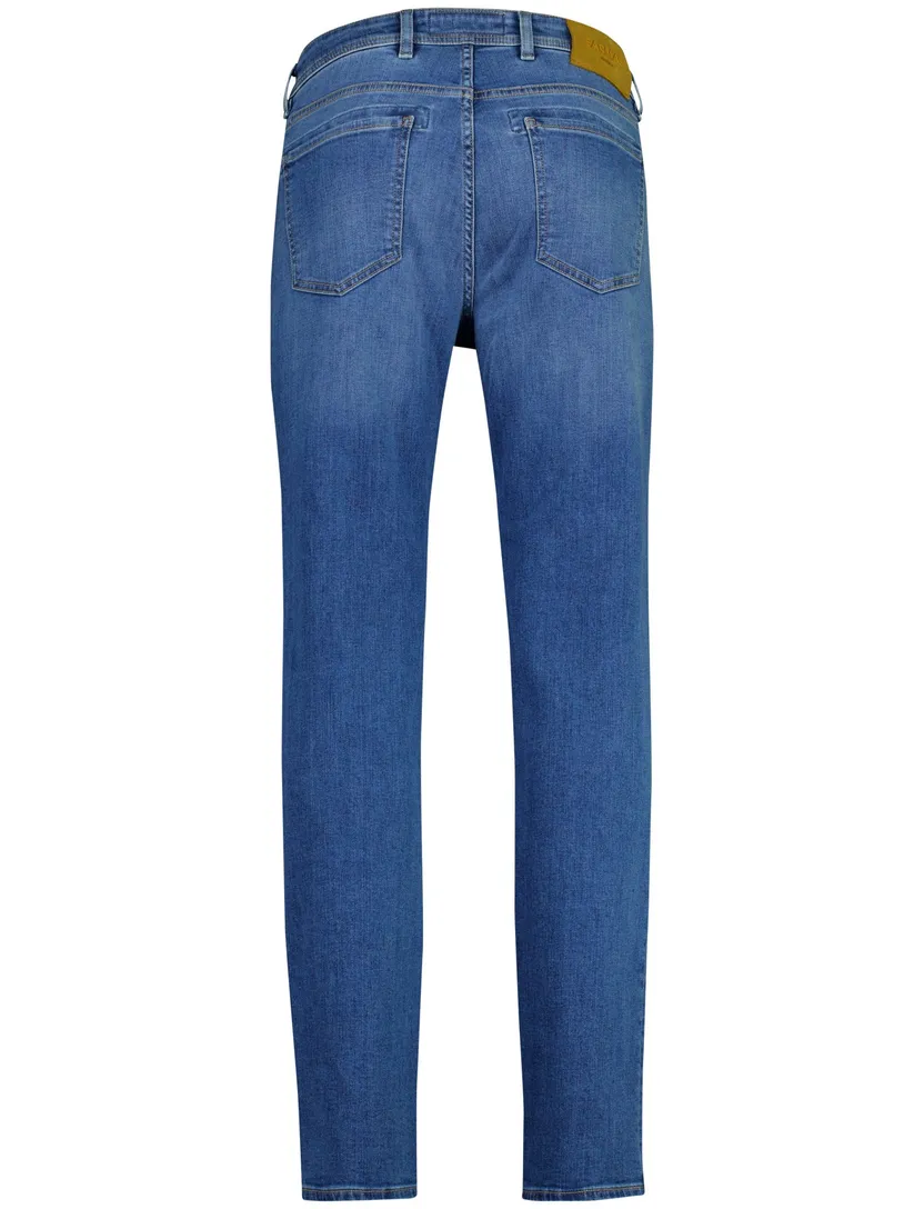 Blauwe jeans Barmas Dean zonder omslag katoen
