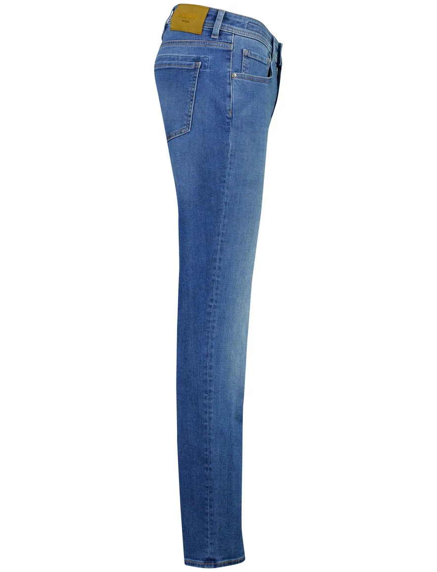 Barmas 5 pocket jeans donkerblauw