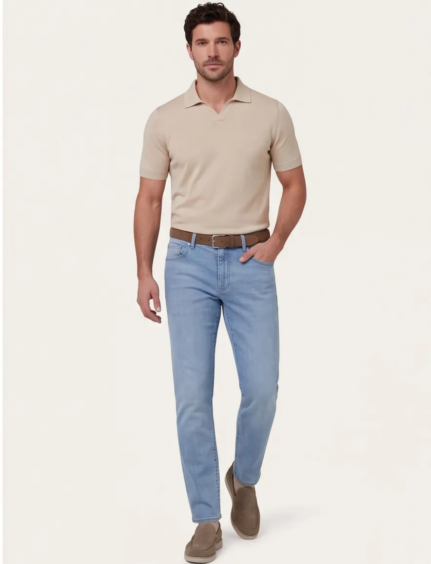 Barmas 5 pocket jeans blauw