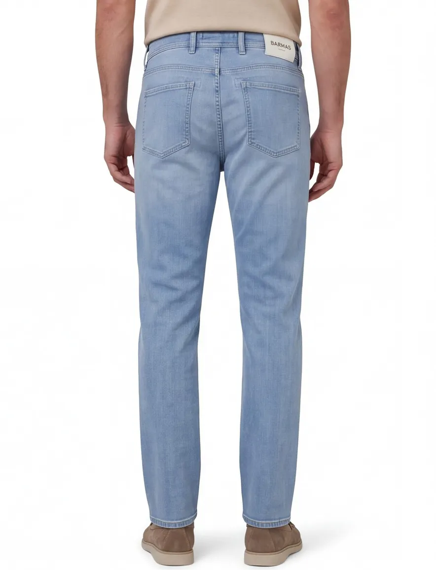 Barmas 5 pocket jeans blauw