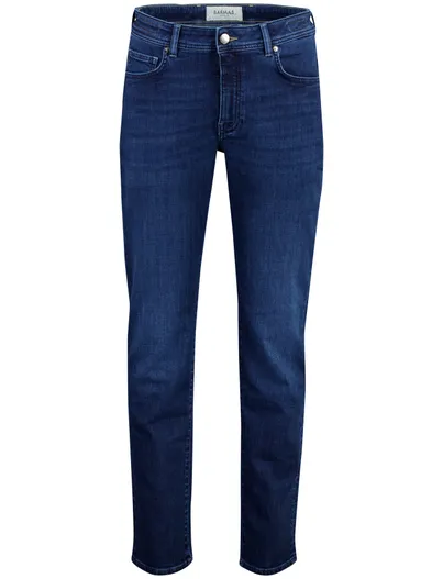 Barmas Barmas Dean 5 pocket jeans donkerblauw zonder omslag