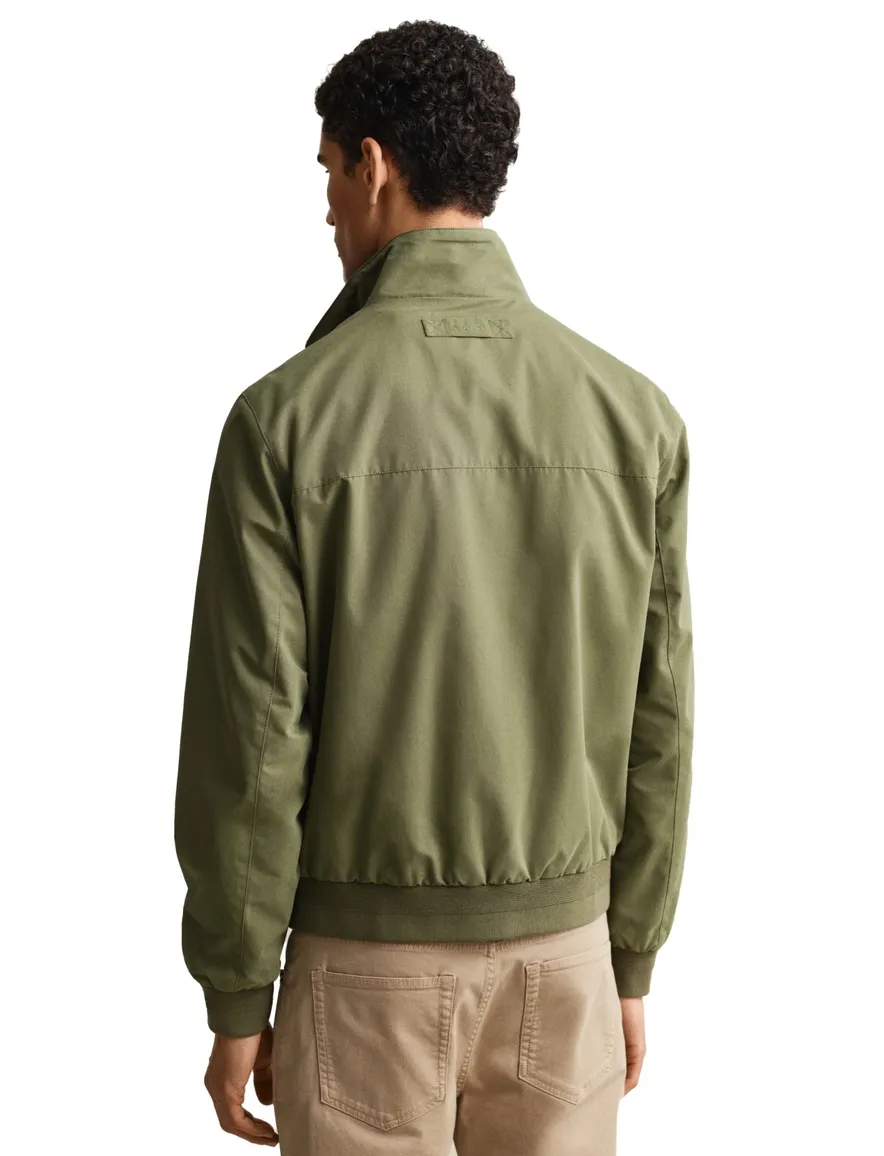 Gant jas groen polyester effen