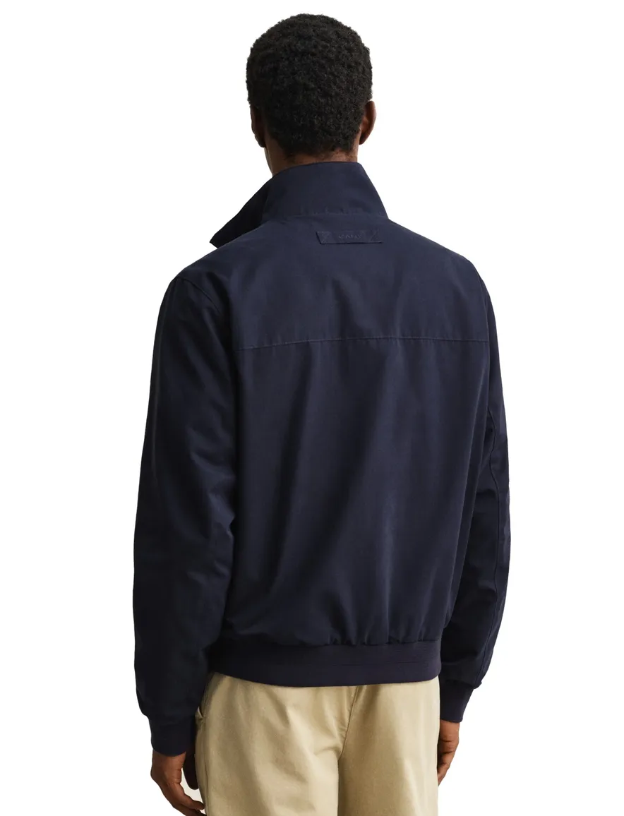 Tussenjas Gant donkerblauw kort normale fit