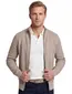 Vest beige Gant met structuur en rits katoen