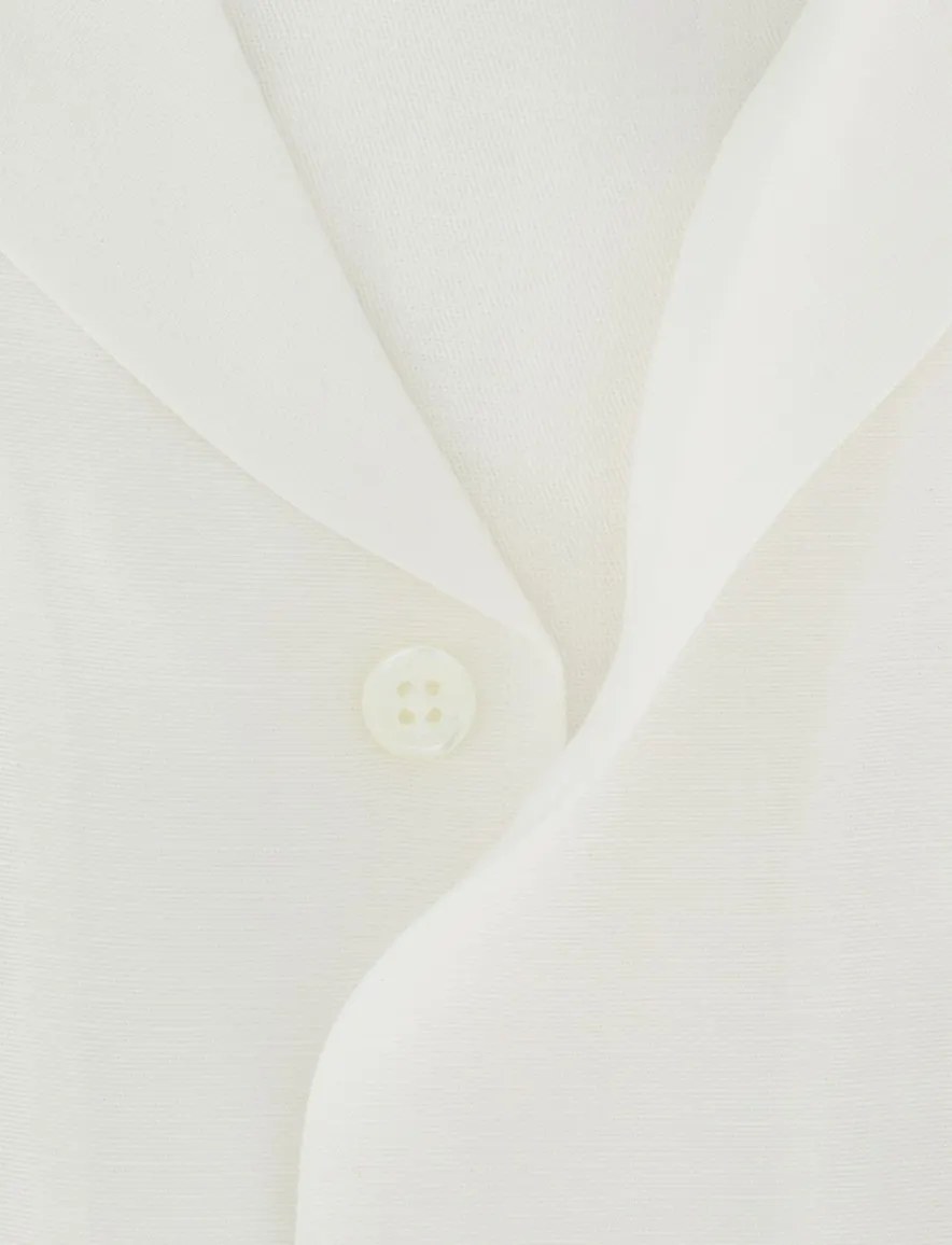 Gant overhemd casual korte mouw wit