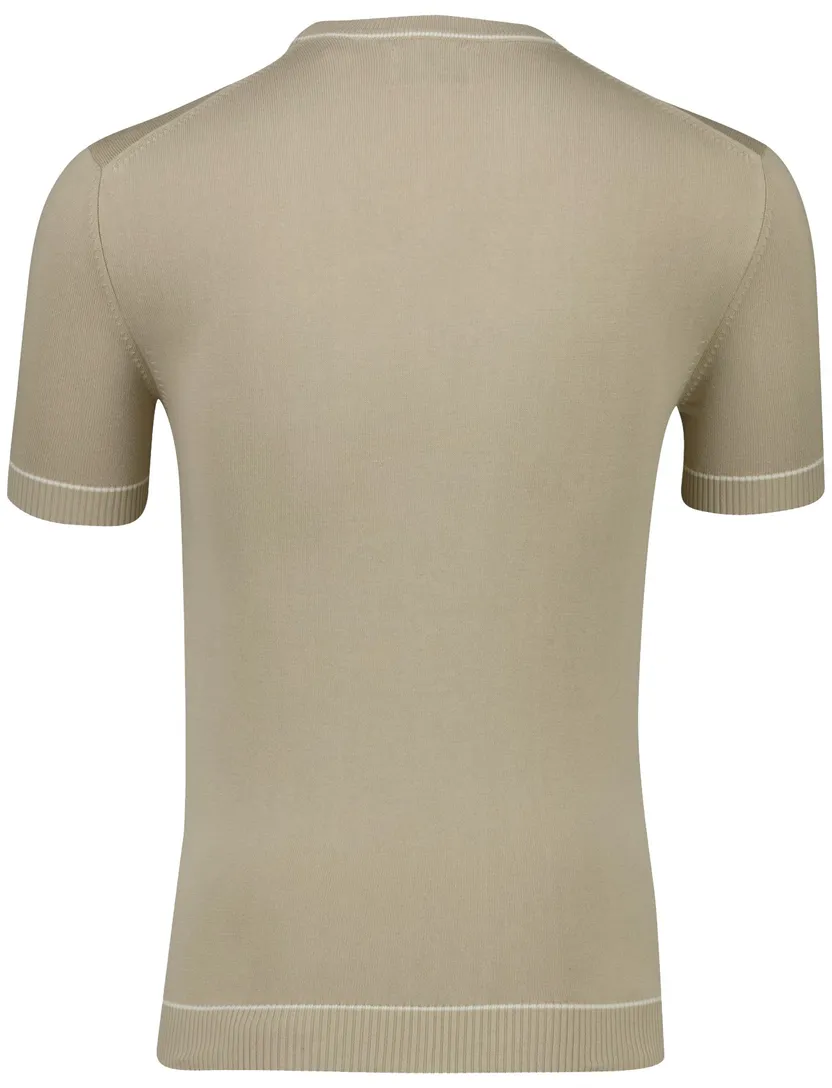 Beige T-shirt Gant gebreid