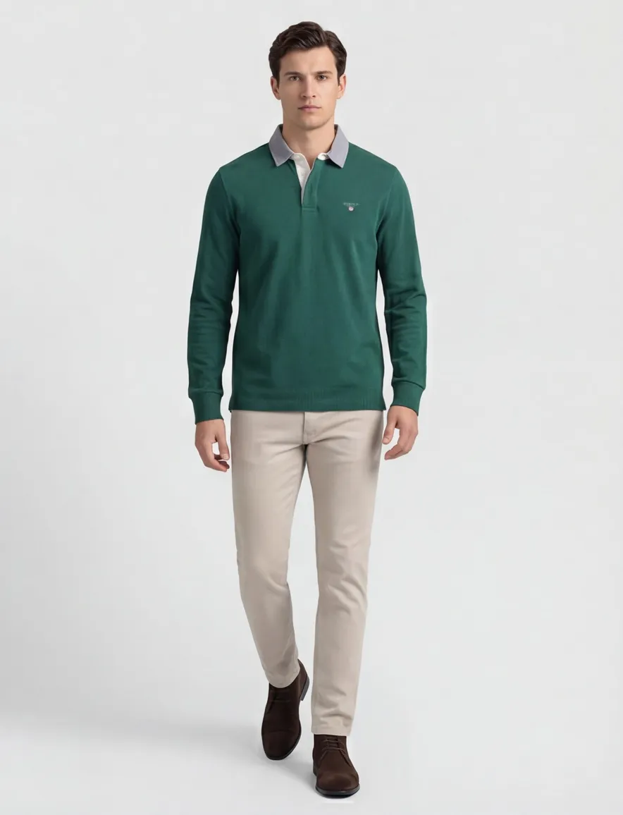 Gant trui rugby groen