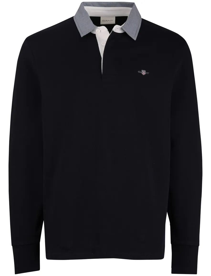Gant trui donkerblauw rugby