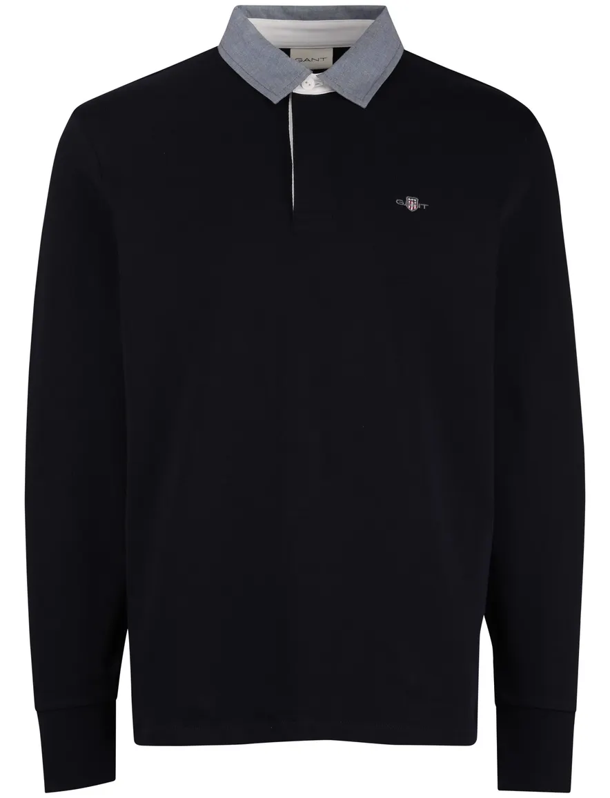 Gant trui donkerblauw rugby
