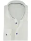 Overhemd mouwlengte 7 Ledub Slim Fit wide spread wit