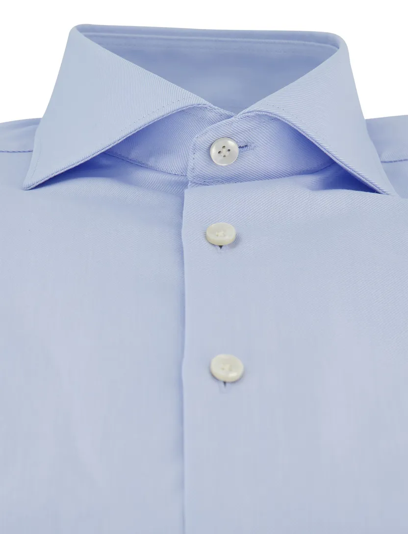 Overhemd John miller tailored fit lichtblauw