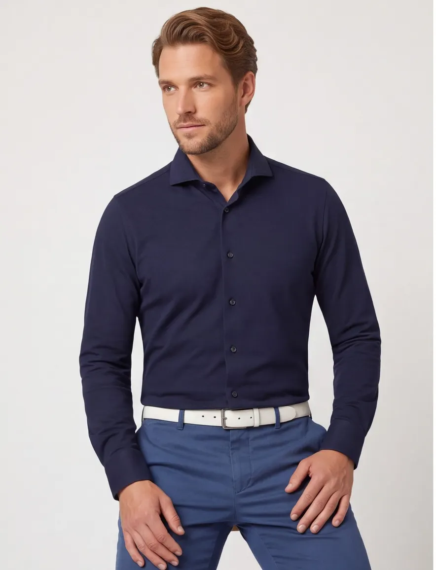 John Miller overhemd mouwlengte 7 Slim Fit