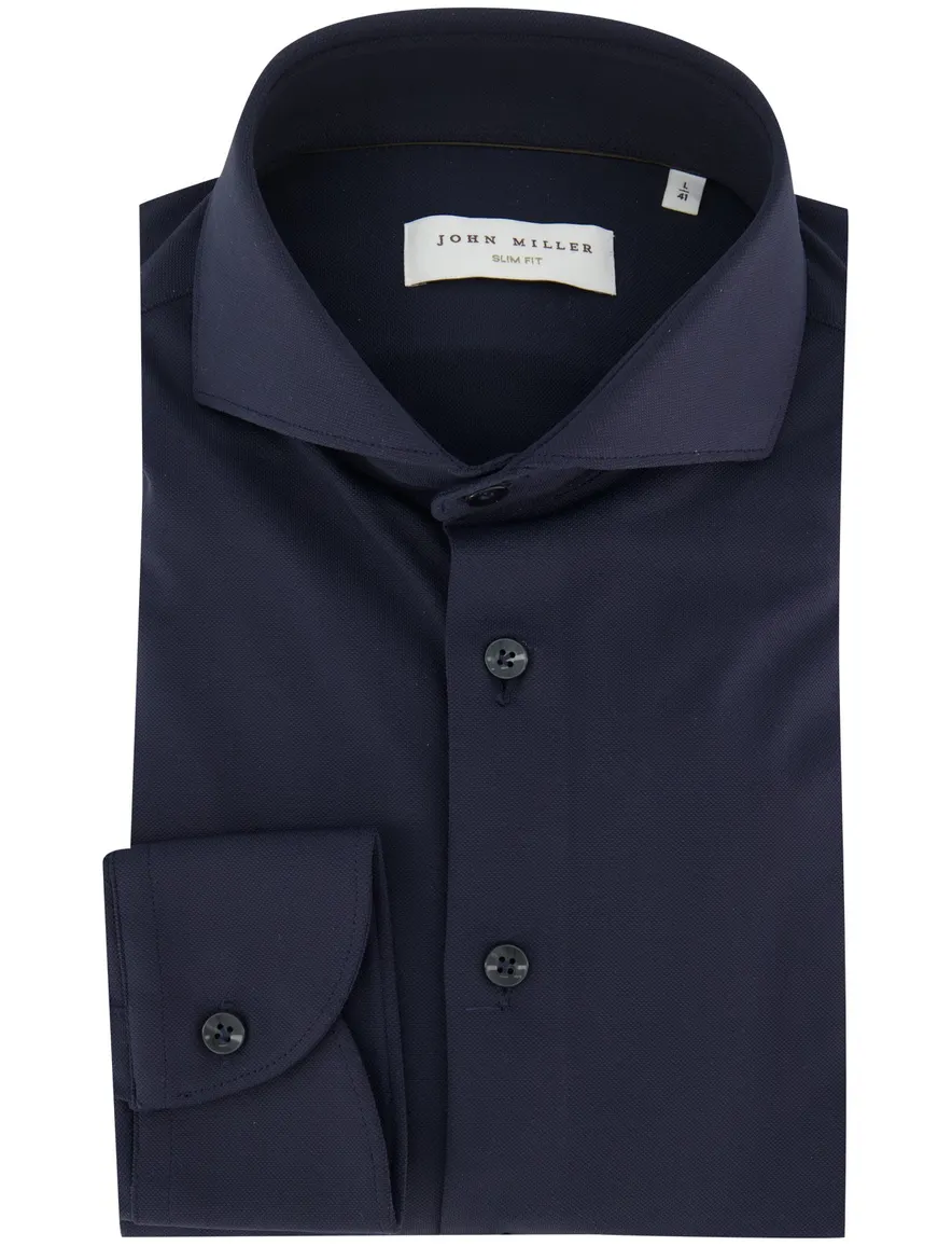 John Miller overhemd mouwlengte 7 Slim Fit