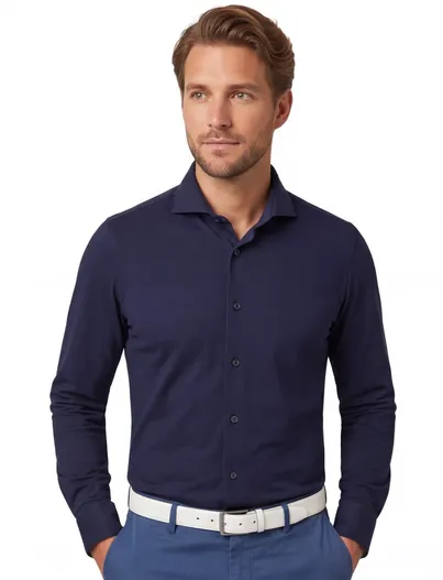 John Miller John Miller overhemd mouwlengte 7 Slim Fit