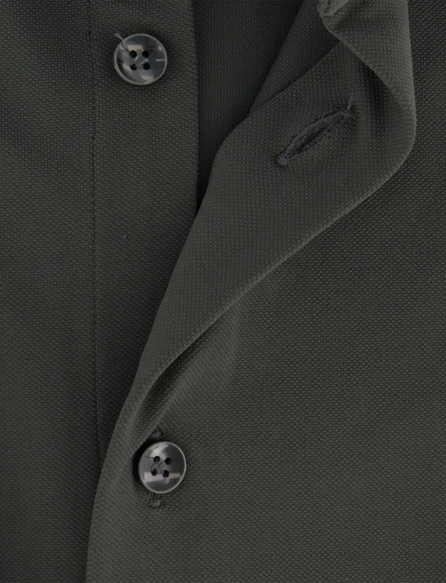 donkergroen overhemd John Miller slim fit