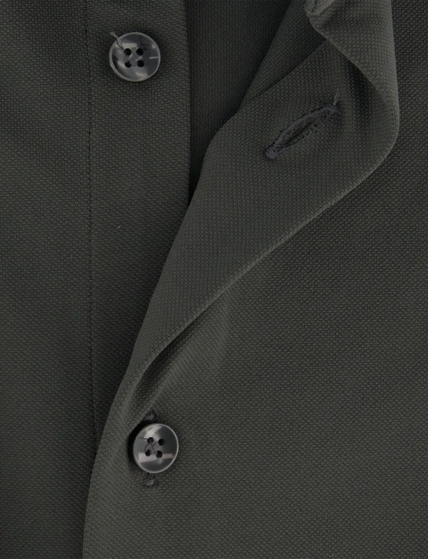 Overhemd donkergroen John Miller slim fit ml7
