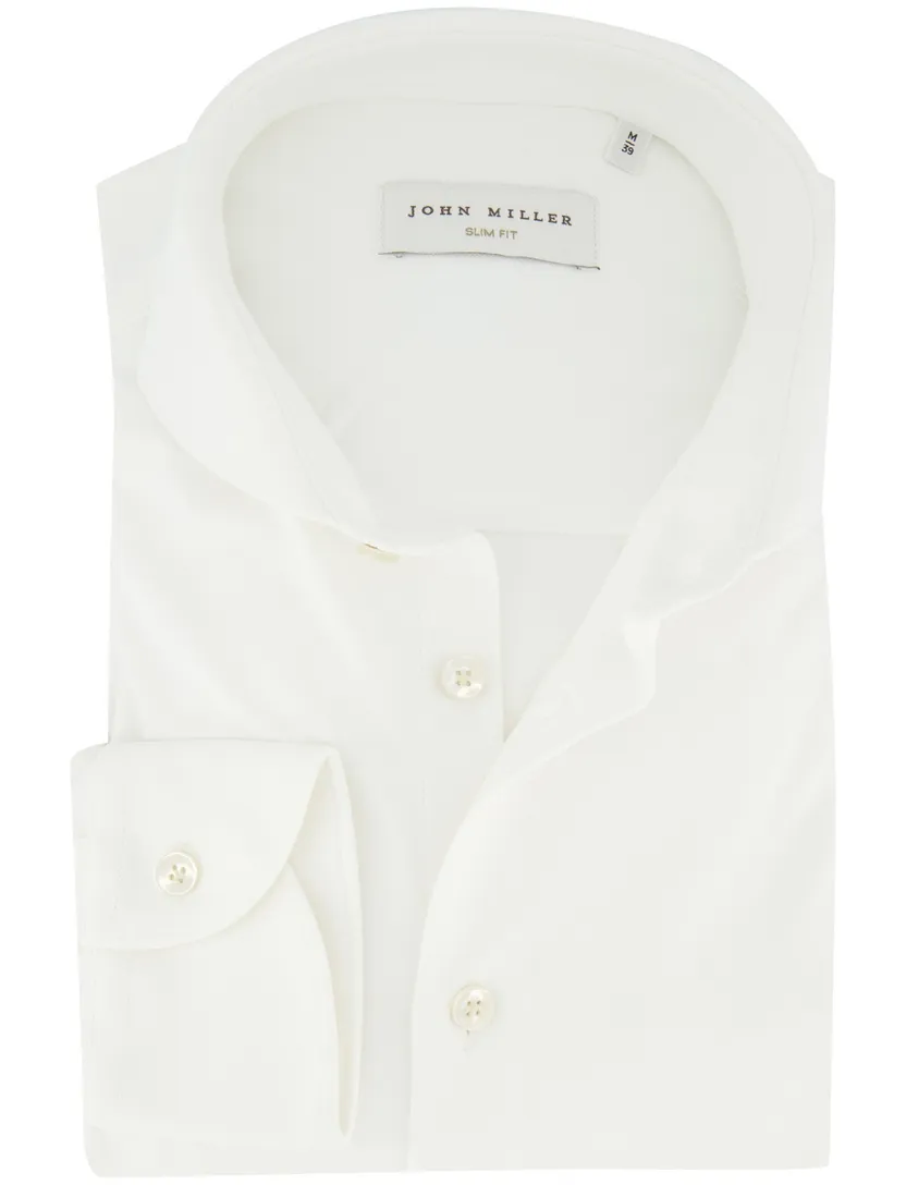 Overhemd wit slim fit John Miller ml7