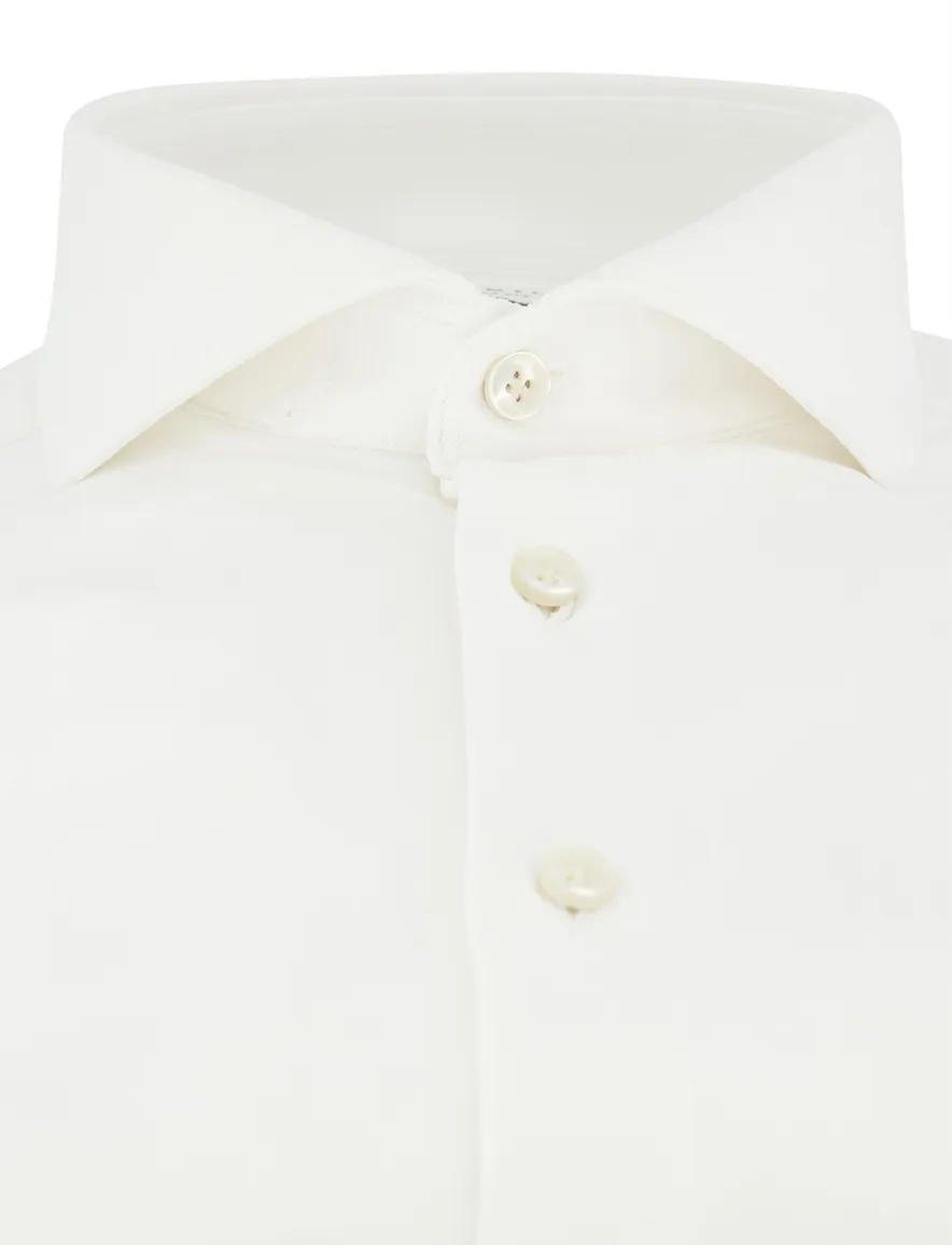Slim fit overhemd John miller wit ml7