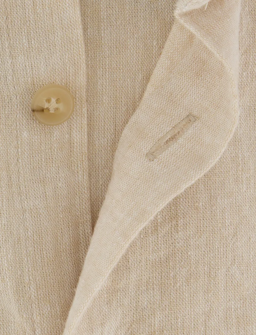 John Miller overhemd slim fit beige ml7